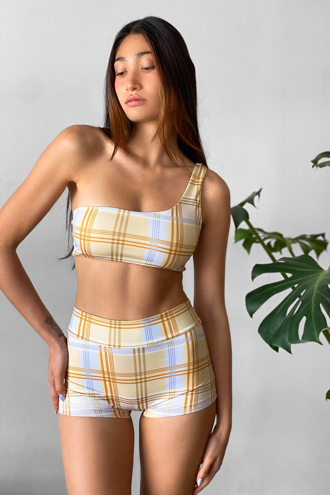 Sunshine top - Pastelle Check