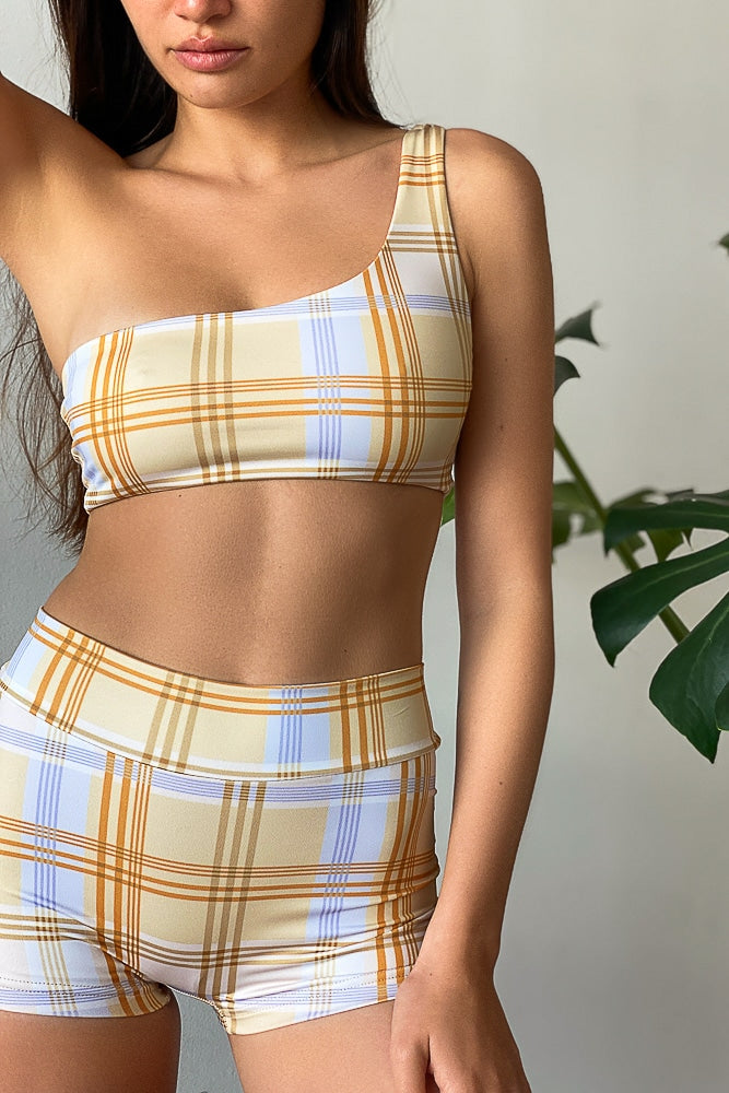 Sunshine top - Pastelle Check