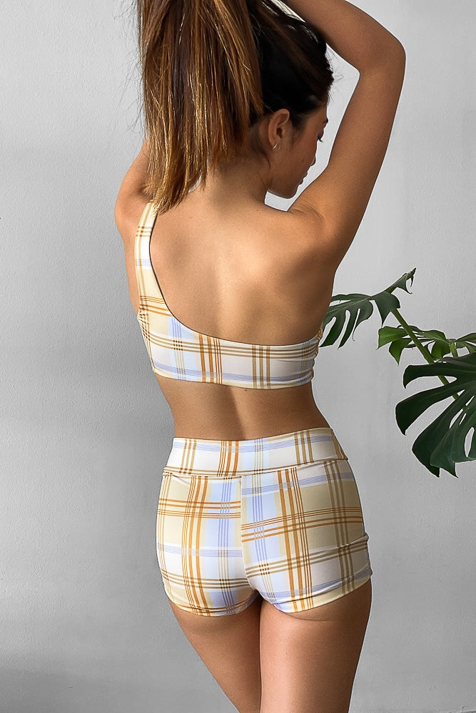 Sunshine top - Pastelle Check