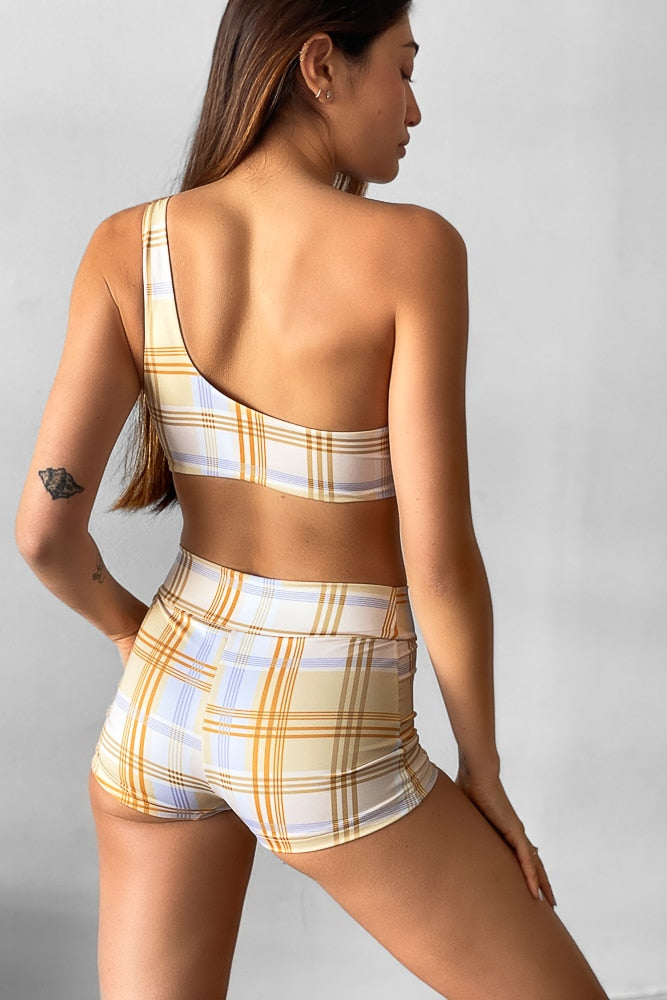 Sunshine top - Pastelle Check