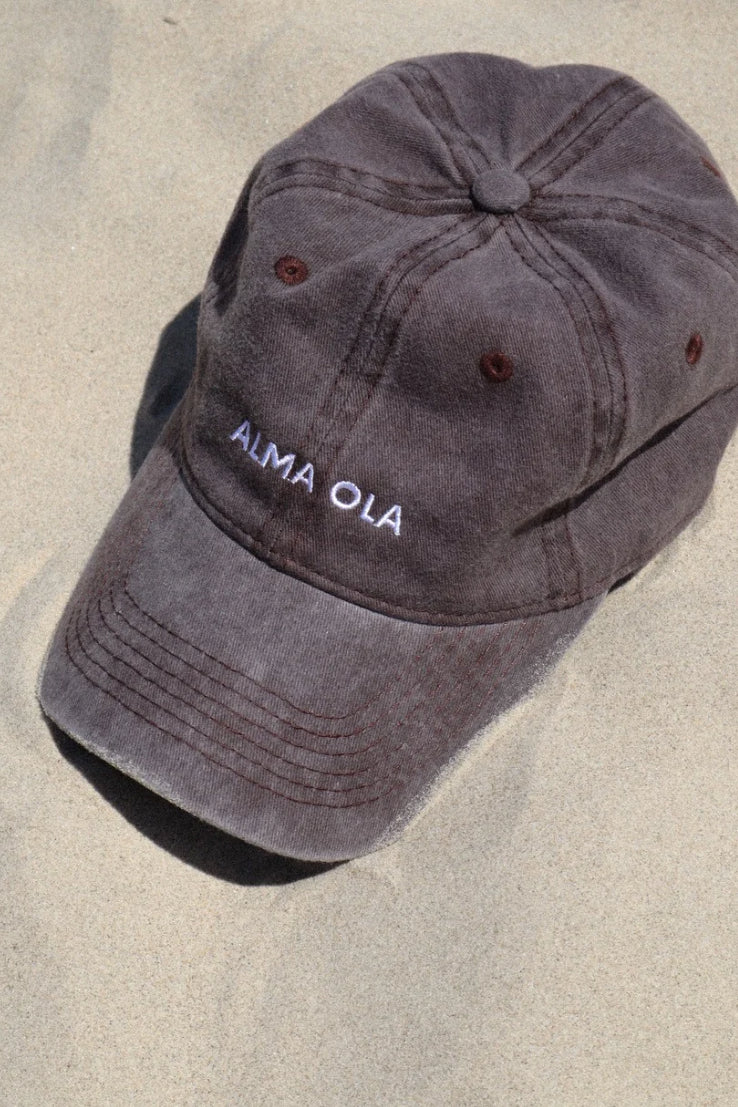 Alma Ola hat - Brown Denim